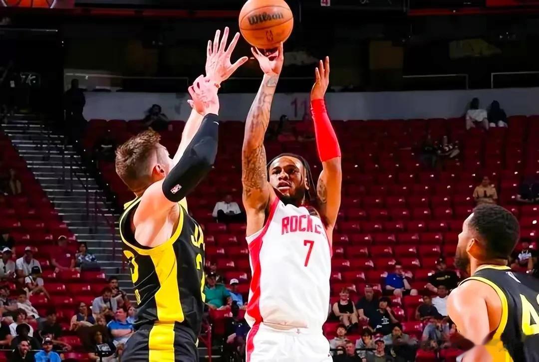 北京时间7月17日NBA夏季联赛:惠特摩尔25+4+4，辛顿27+5+5，火箭队