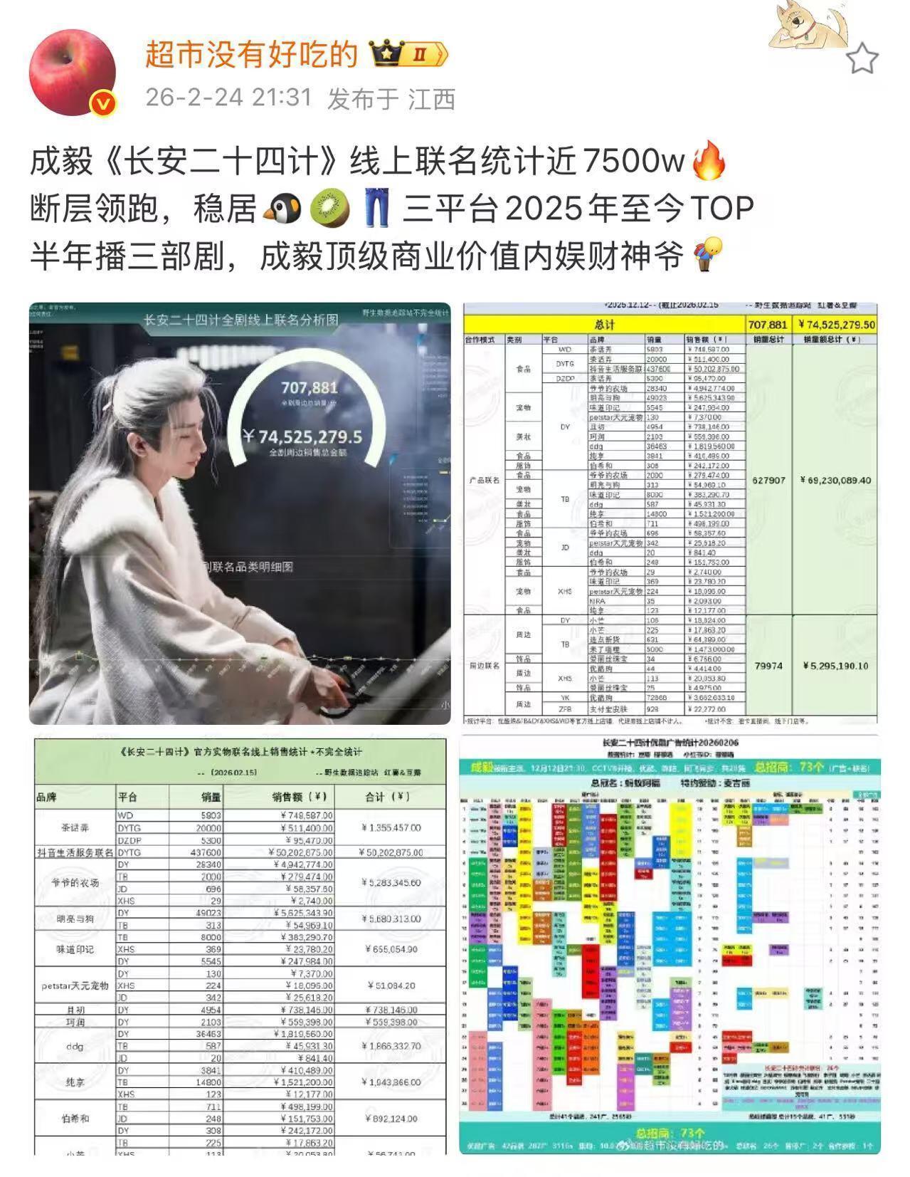 成毅＝成亿，行走的财神爷啊 