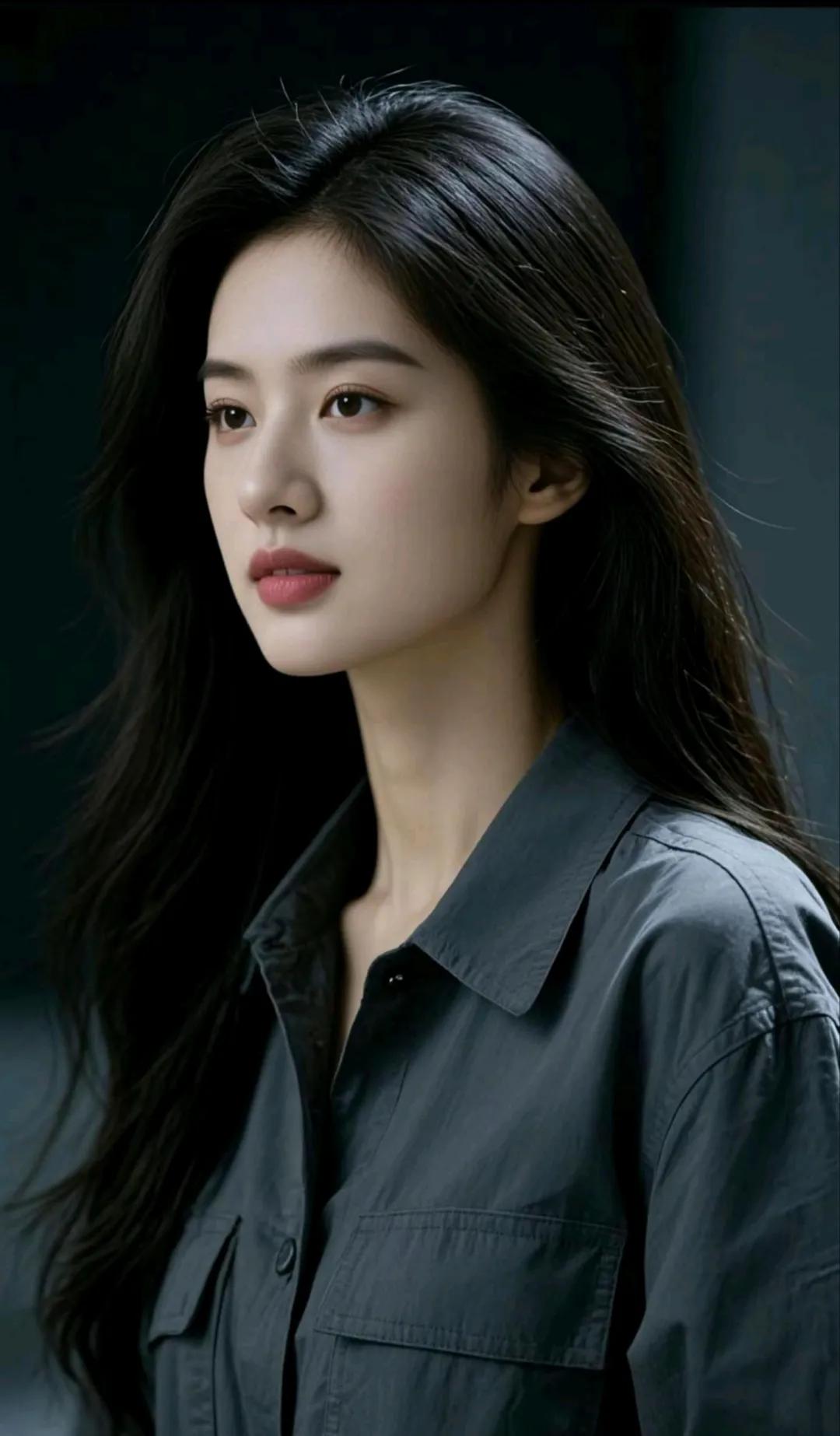 长发美女