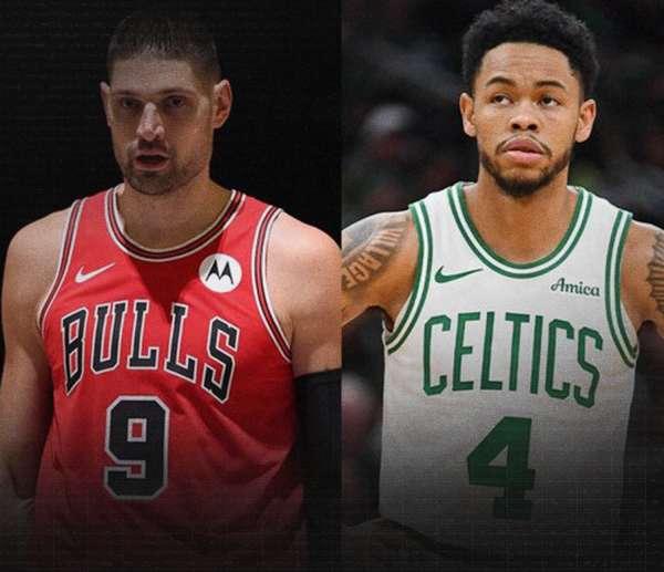 绿军和公牛达成交易，绿军得到武切维奇提升内线，公牛获得安芬尼-西蒙斯

ESPN