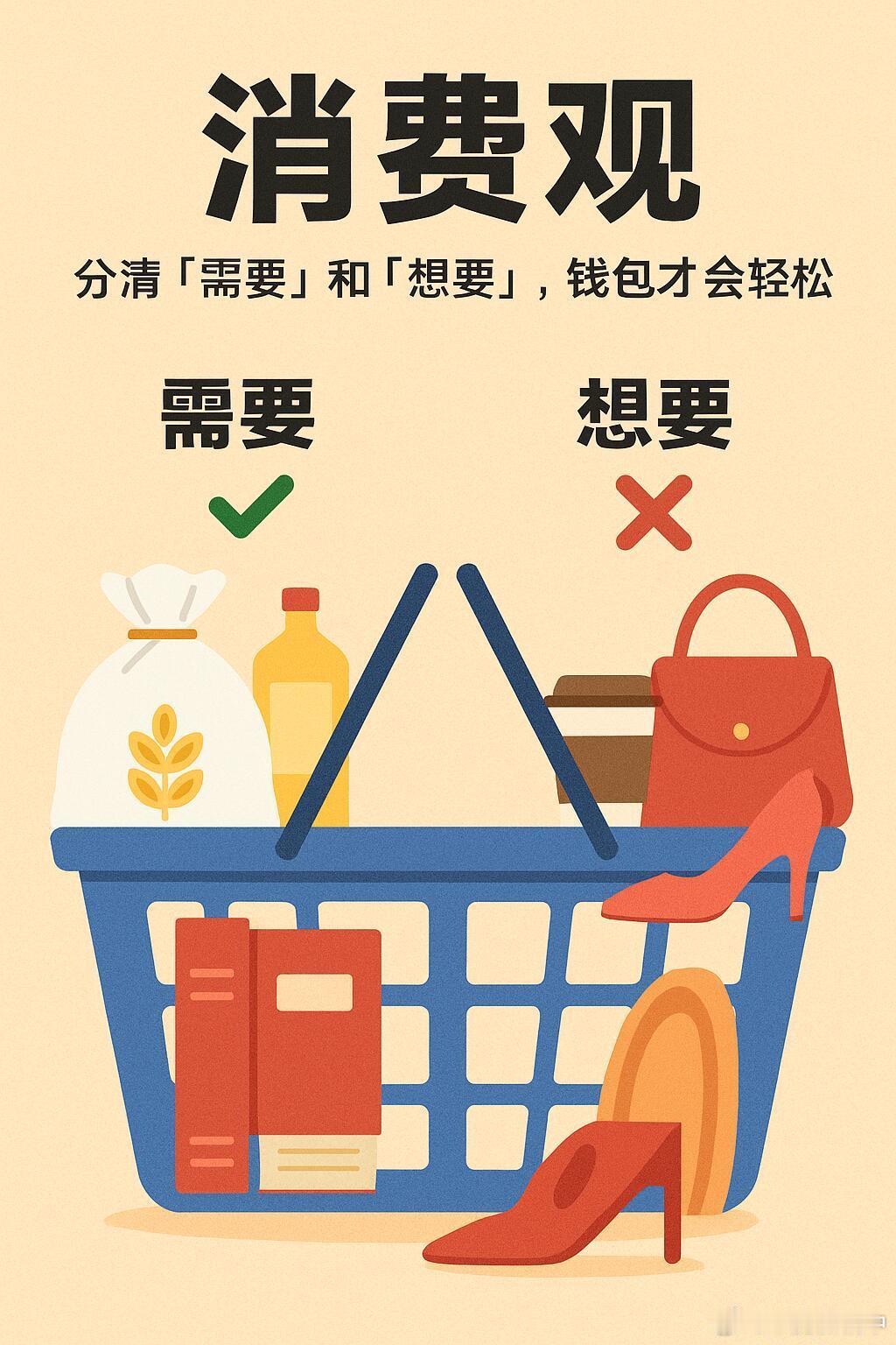 按需消费才是真自由分清「需要」和「想要」，钱包才会轻松很多人花钱时，常常被「想要