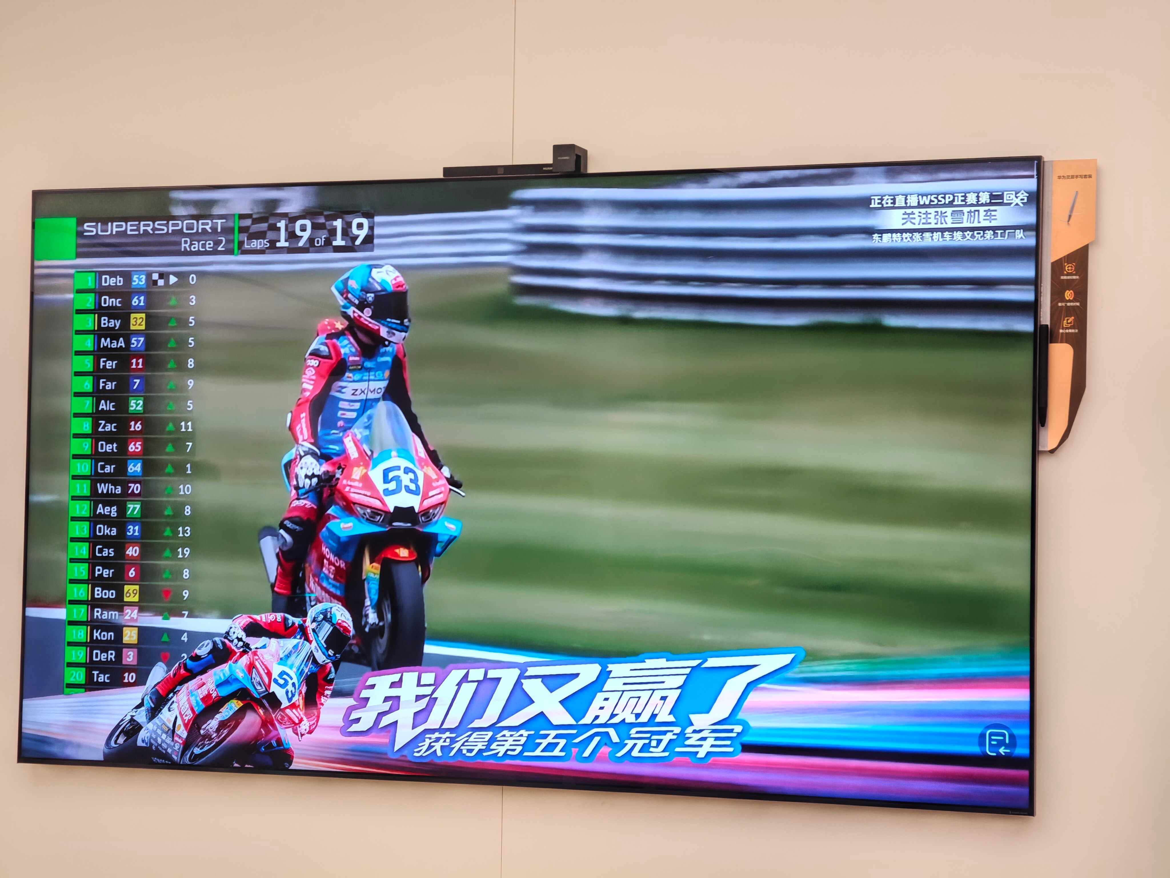 张雪牛逼，第五个冠军了。张雪机车张雪820rr