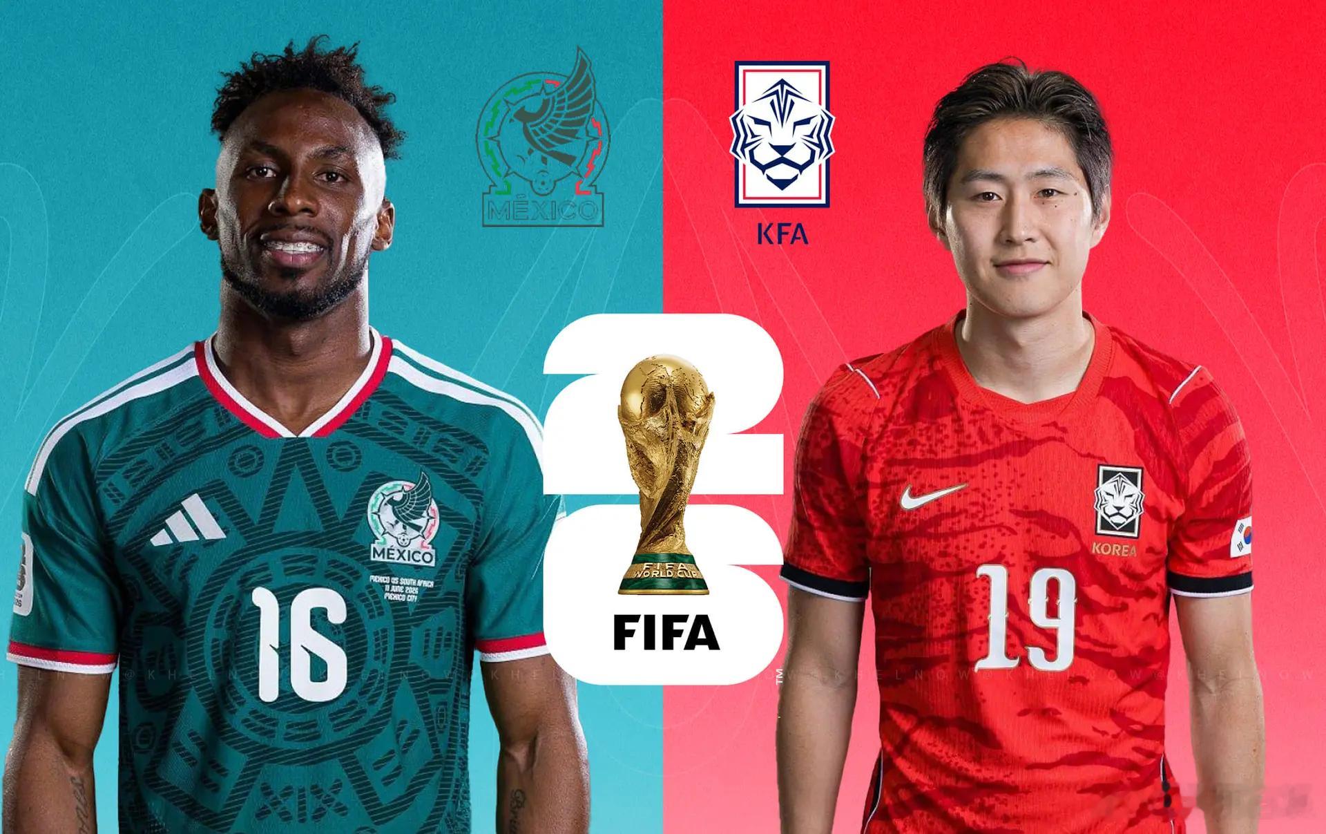 【墨西哥韩国胜者提前出线】由于 捷克1比1南非，墨西哥vs韩国 的胜者将获得6分