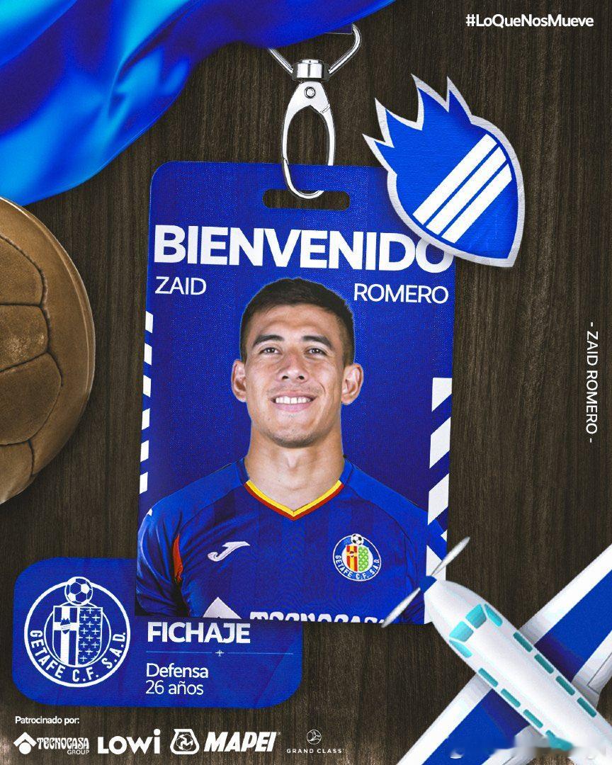 【签约】赫塔费冬窗第三签：塞德-罗梅罗塞德-阿布内尔-罗梅罗（Zaid Abne