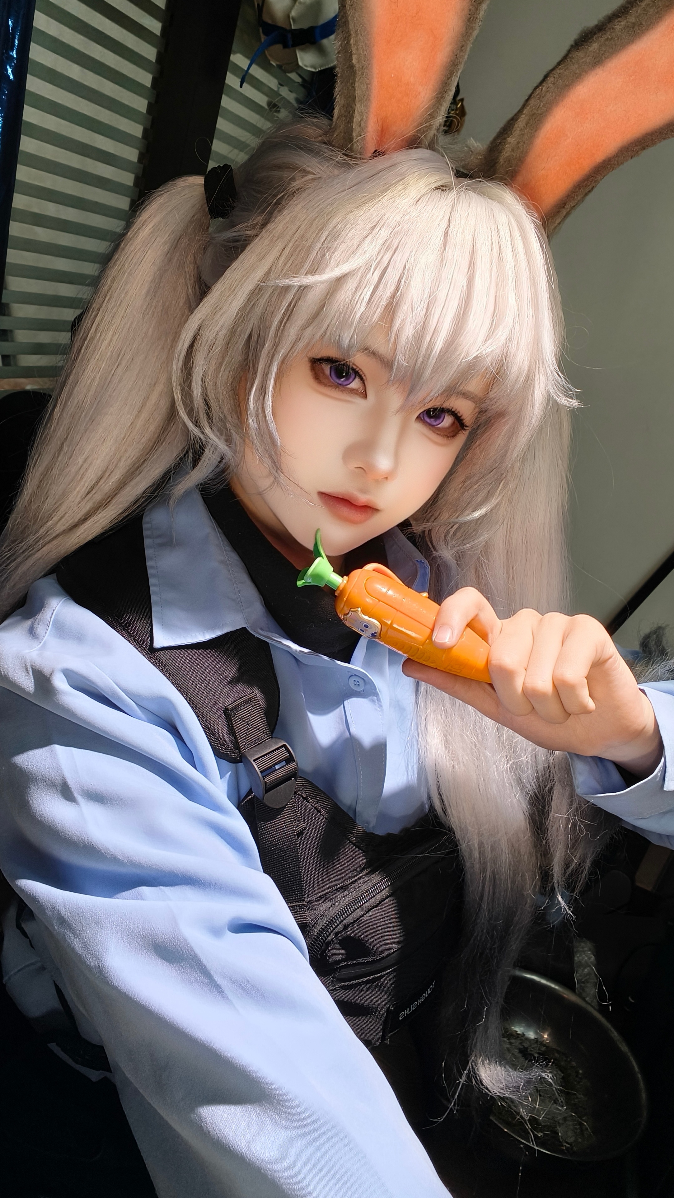 疯狂动物城COS｜朱迪“爱你，搭档。”cos朱迪疯狂动物城2 电影推荐