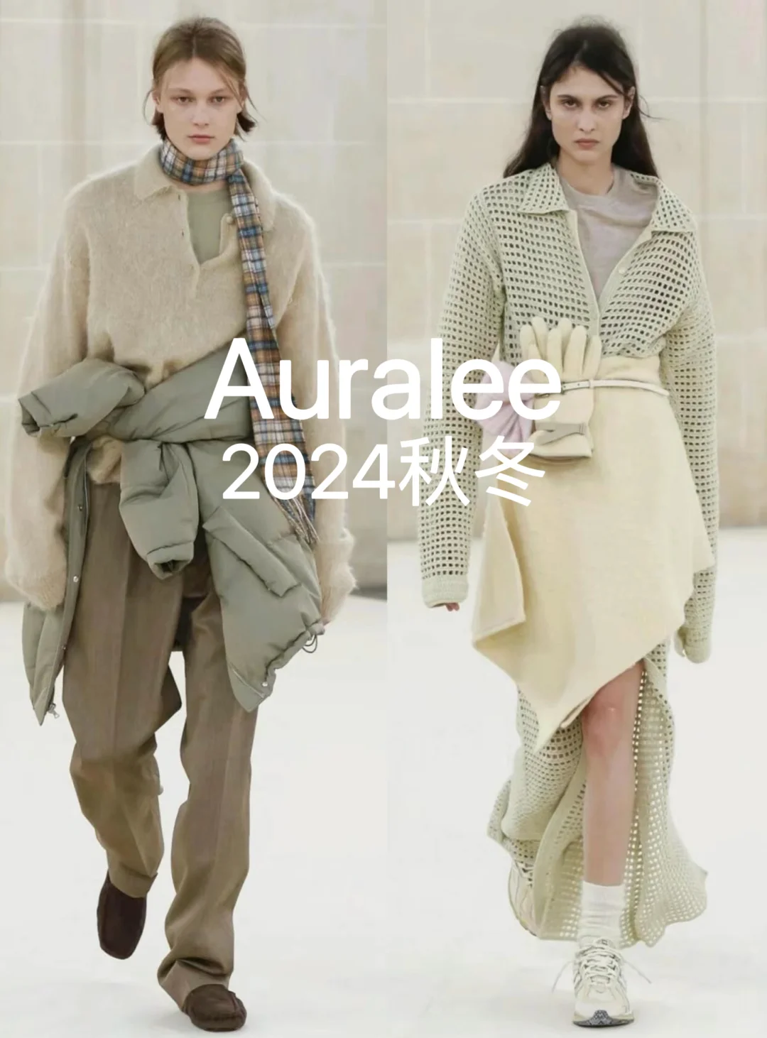 高级感色彩配色Auralee2024秋冬