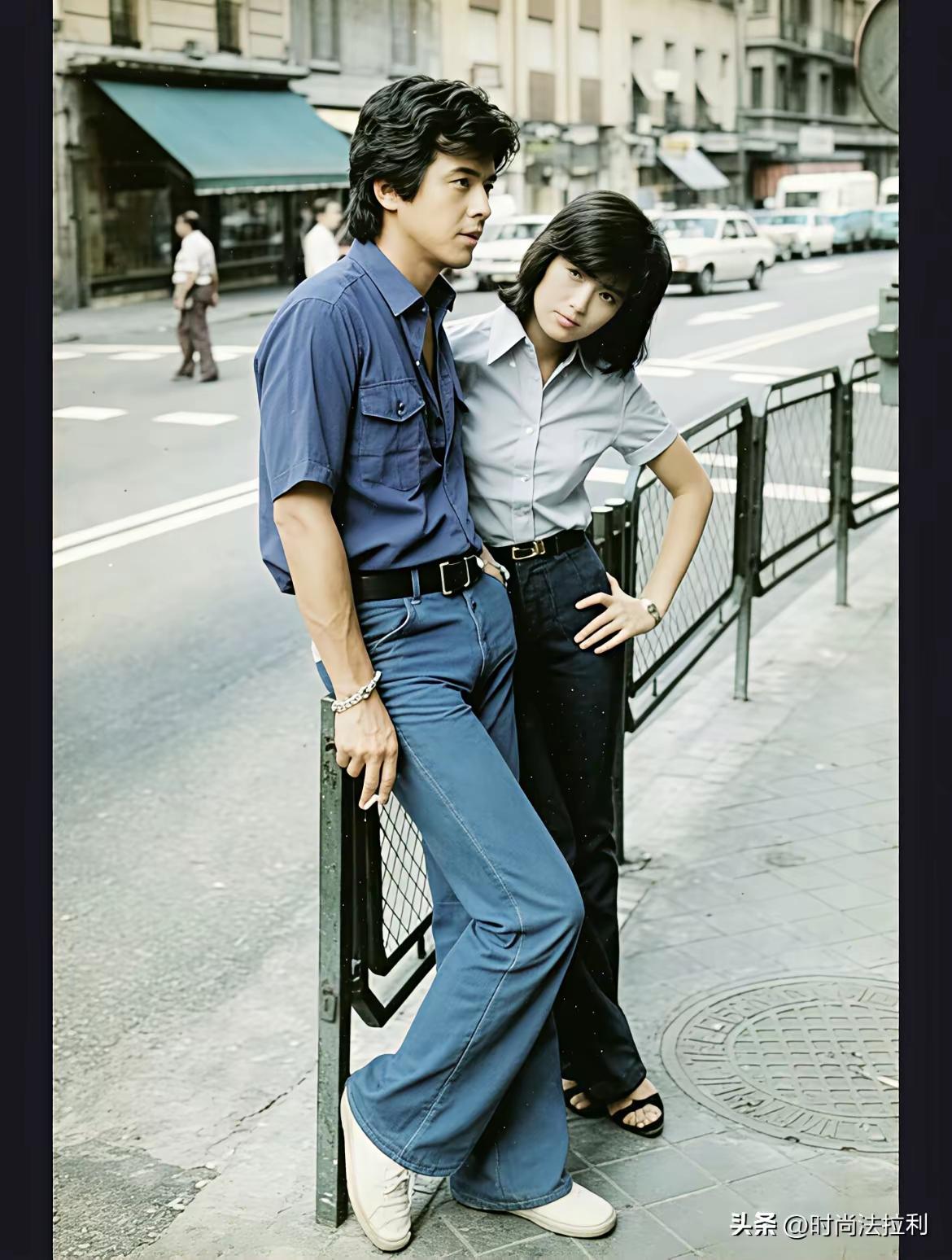 郎才女貌，天作之合。
这两人怎么看都好看
山口百惠的衣品也好
不管穿什么都好看