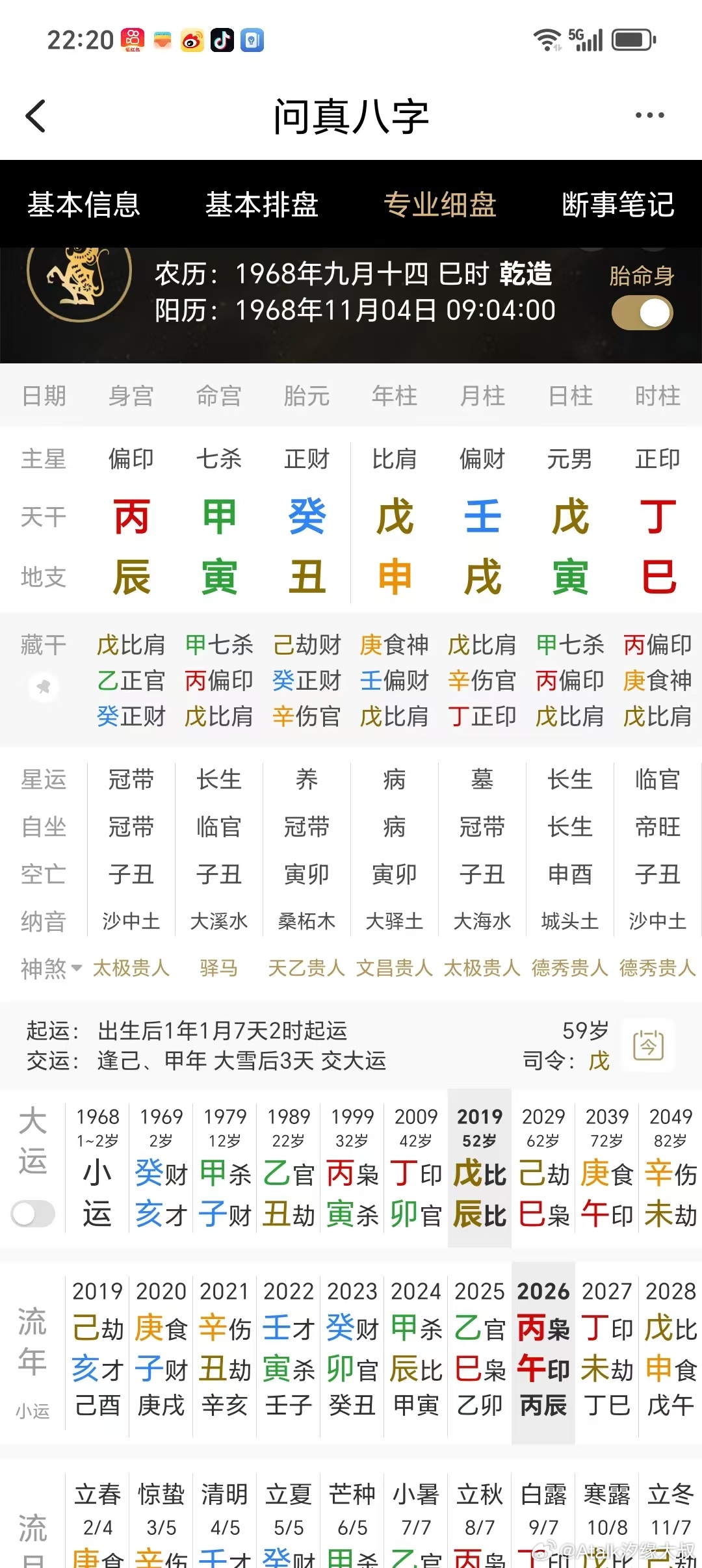 各位大神看下，此男命的子女缘和子女运如何？ 
