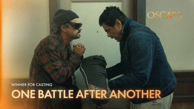 奥斯卡 最佳选角，这也是今年新设的奖项，颁给那些选角导演。最终，颁给了《一战再战