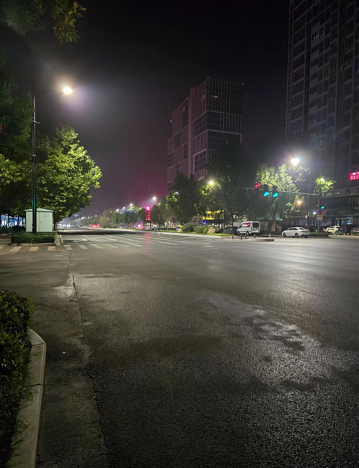 七月半
外出散步后归家
路上行人寥寥无几
好几家夜宵店都紧闭门户
难不成今晚大家