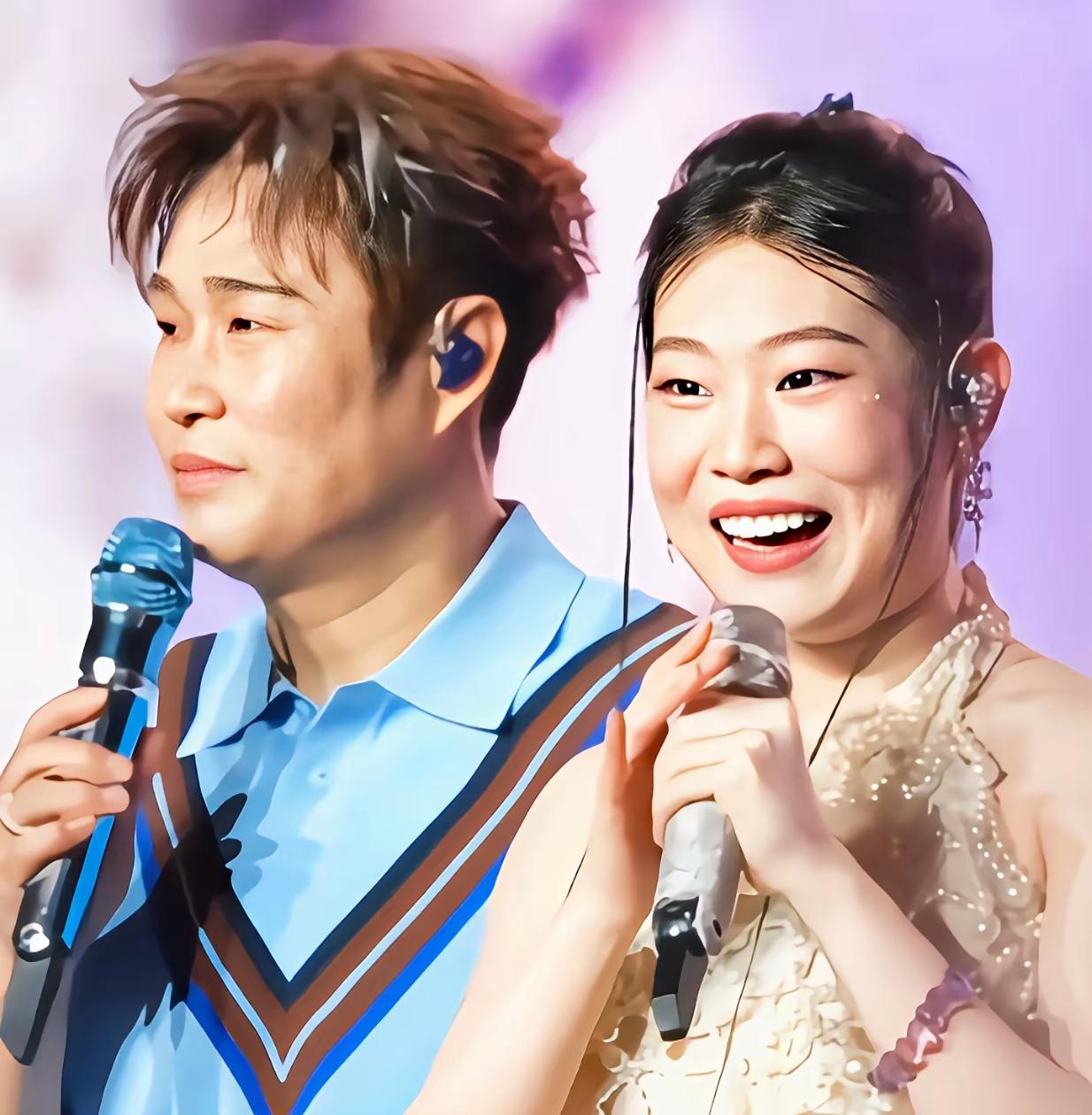 小沈阳俩口子那么会唱歌，孩子应该多少能遗传点天赋的，再者有意走这条路肯定打小就开