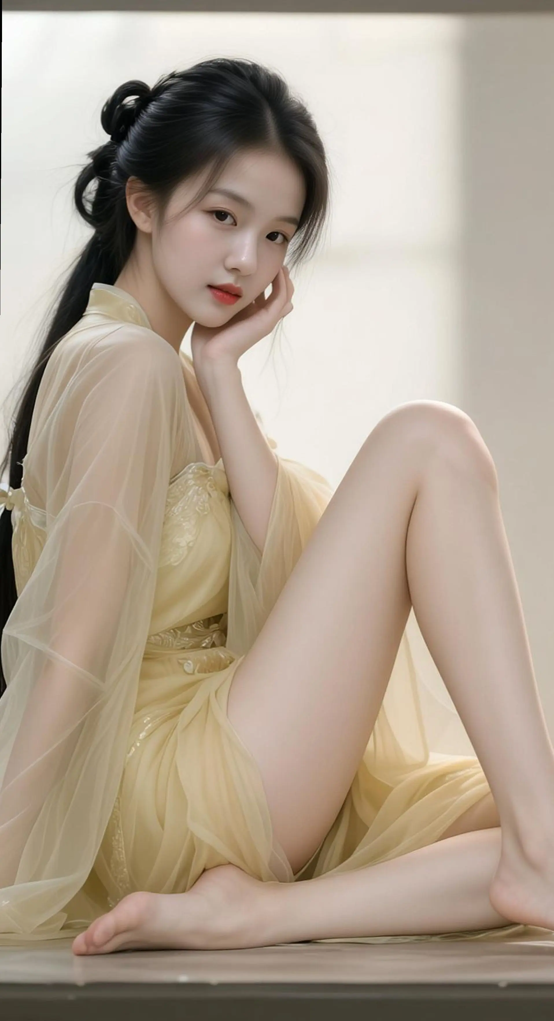 AI薄纱美人照 ai创作