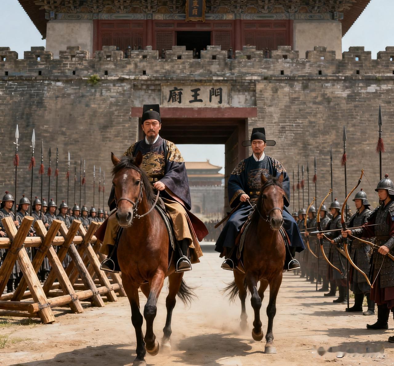 朱棣造反前夜，没磨刀也没写檄文——而是把燕王府后院的枣树全砍了，劈成柴，烧了整整