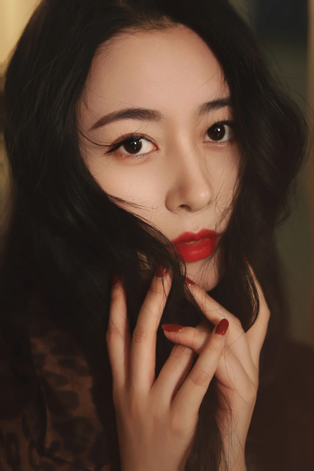 ootd | 红唇与豹纹的混搭风