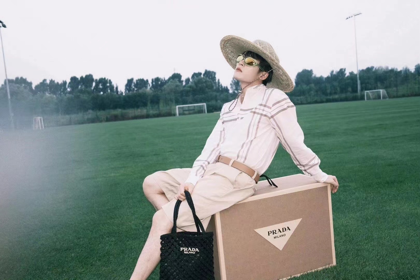 #檀健次编织草帽##檀健次草编礼帽#檀健次草编礼帽，哇塞哇塞可以的 ​​​