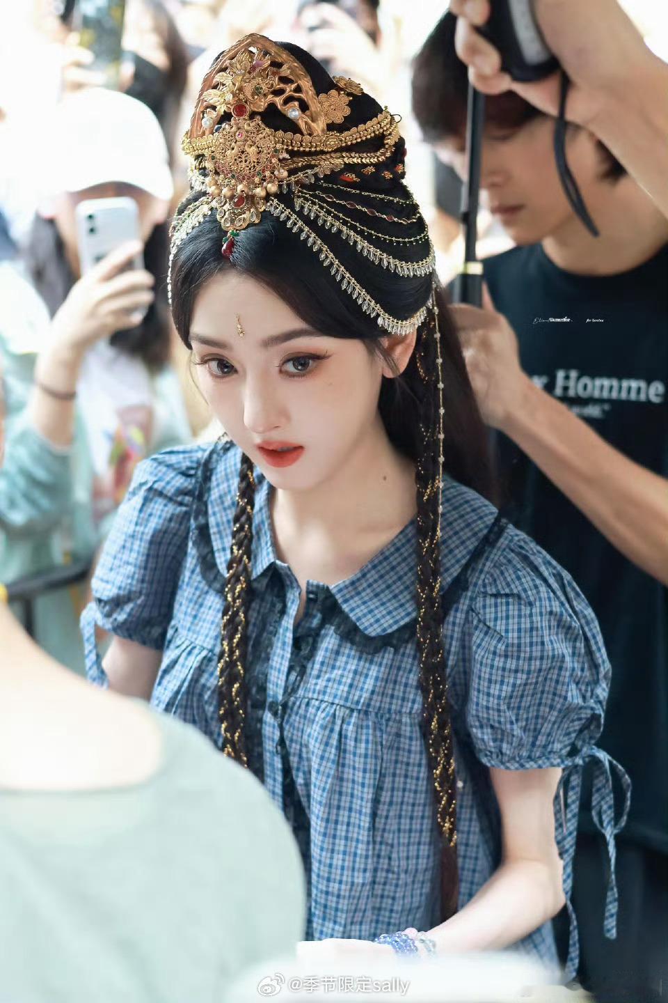 宋祖儿《司宫令》复古西域造型，确实好美 