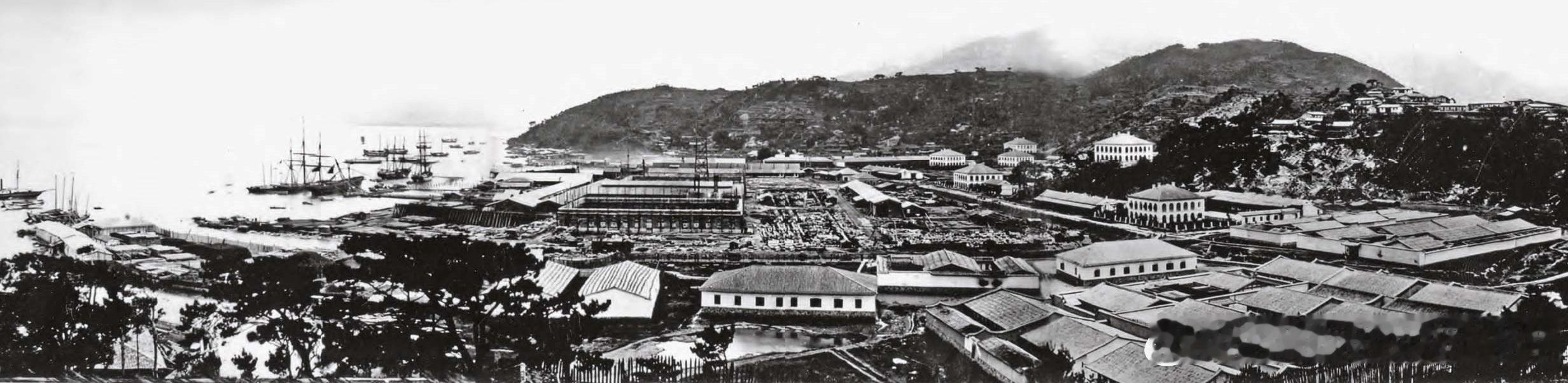 19世纪70年代的船政全景历史影像 ​​​