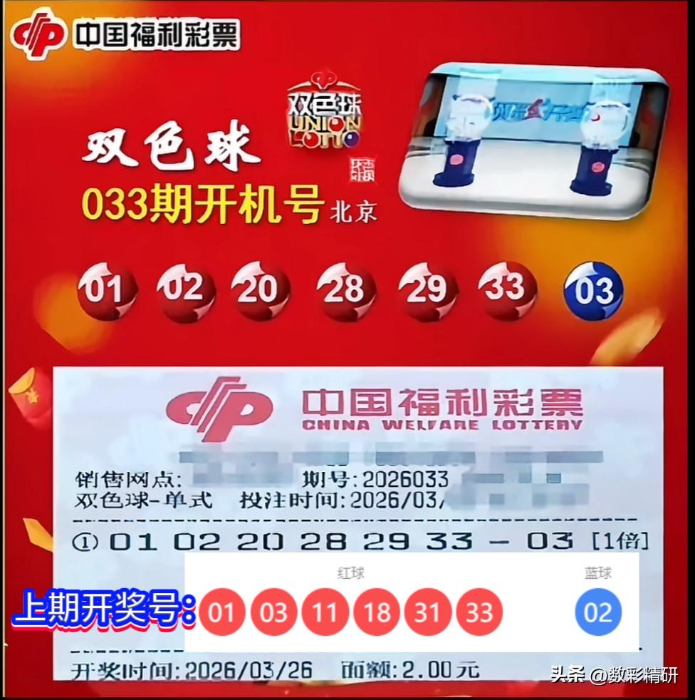 双色球第26033期开机号已正式公布。本次开机号走势出人意料，亮点纷呈，值得玩味