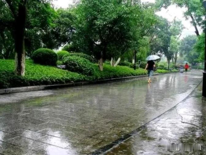 雨声潺潺，
像家住在小溪边了，
听着雨声入眠，又被雨声叫醒。
世界上最遥远的距离