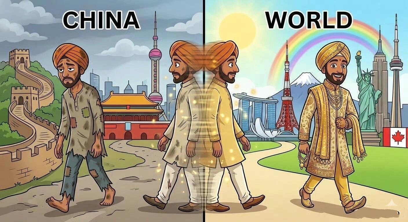 外中国网友热心的向印度人普及印度文化。据古印度婆罗门教核心典籍《梨俱吠陀》记载：