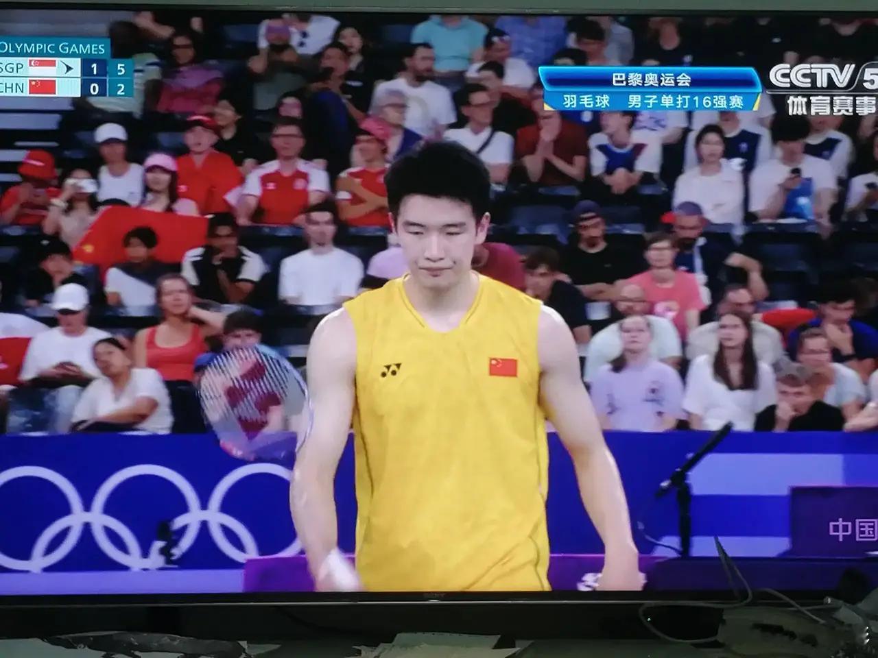 看羽毛球男单真逆了，中国队这小伙不会扣球，单局几乎无扣球，这球怎么练的。#羽毛球