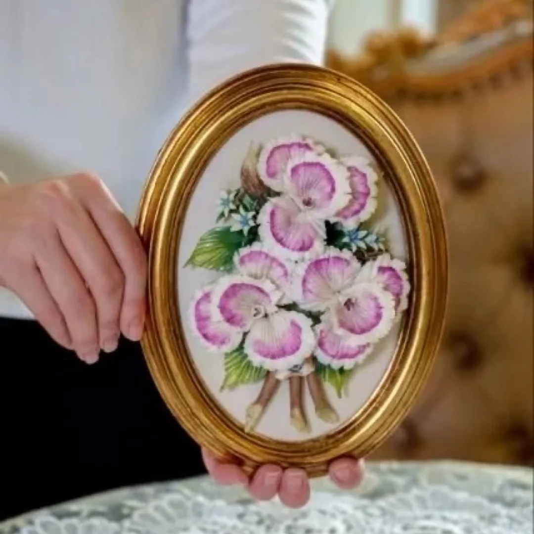 鸢尾花壁饰一挂，法式氛围感拉满✨