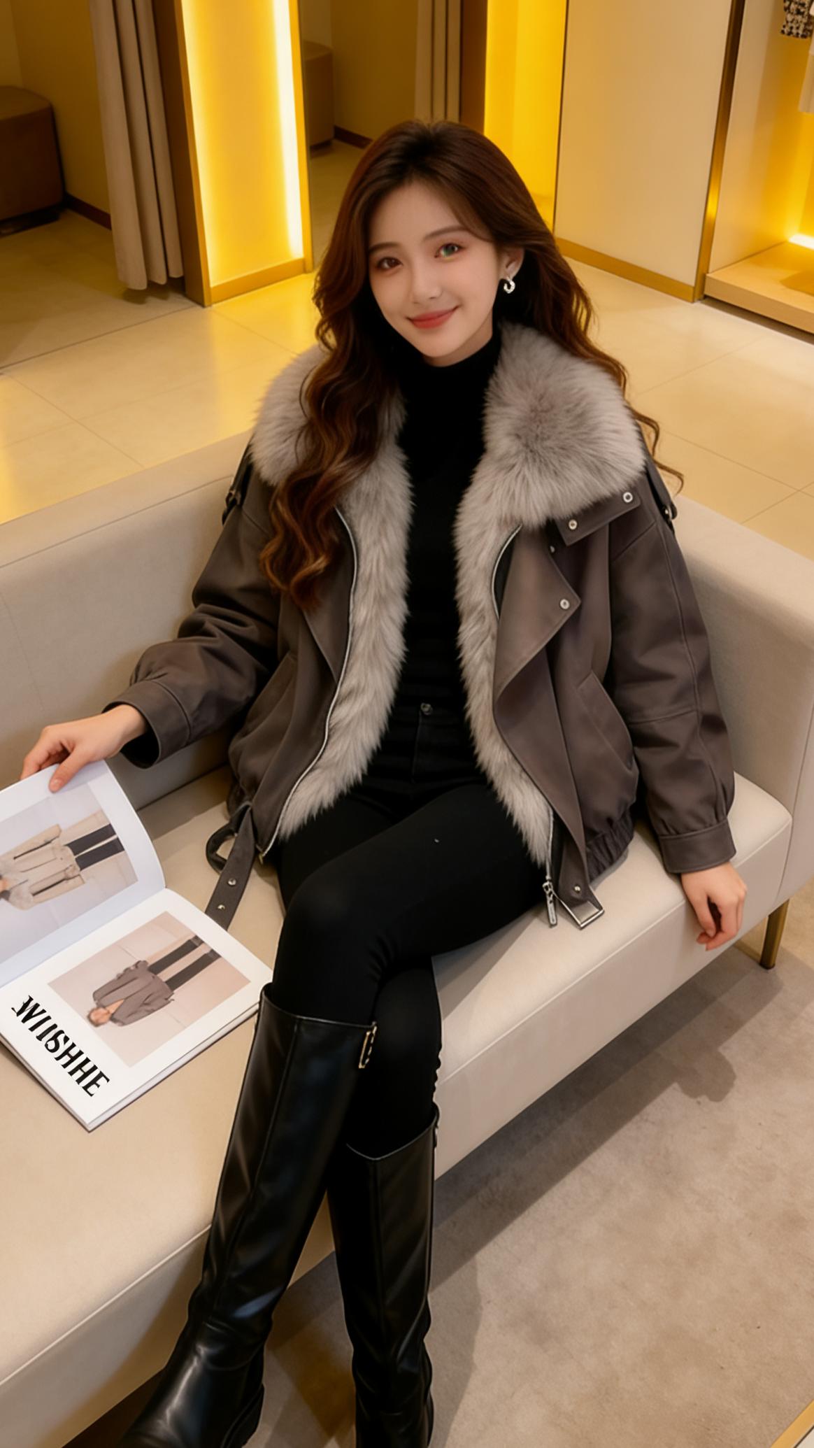 小个子穿搭 每日分享 女人味 冬季必备 抗寒保暖