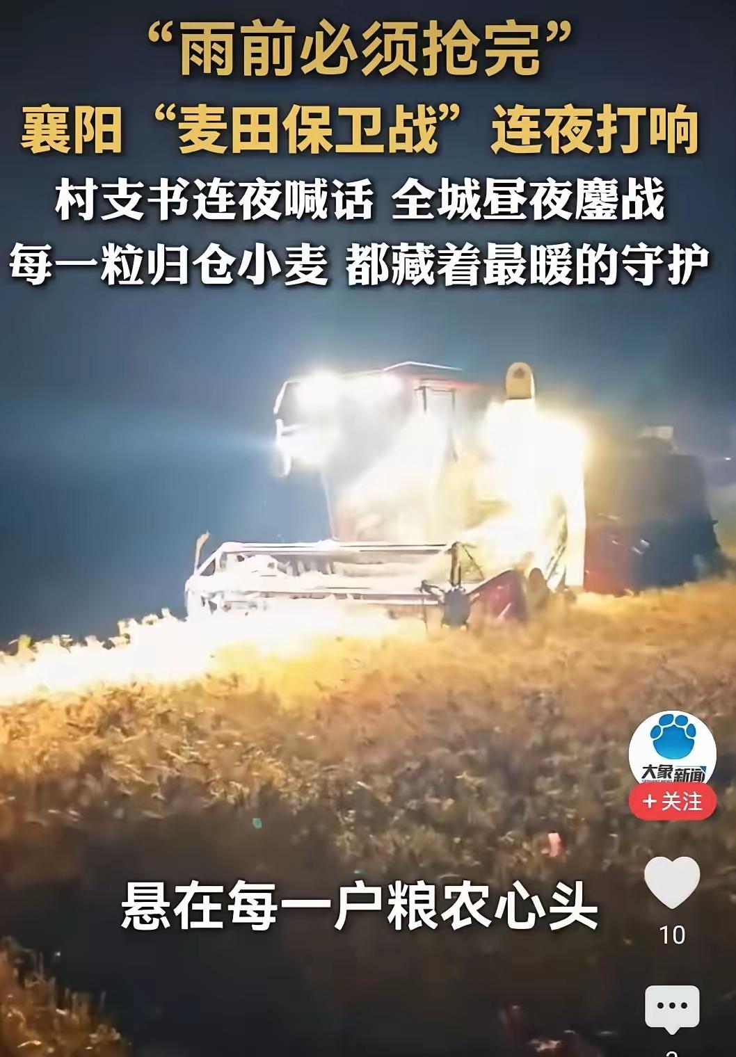 有良心的收割机在哪？
在襄阳的雨中抢粮的战役中，发生了一丢丢不愉快的事，都说是农