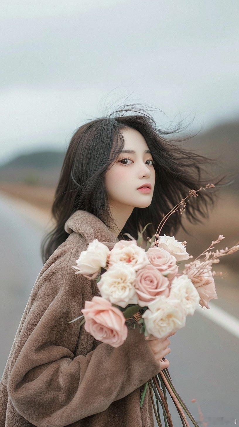 来一组现实风，风啊你就吹吧，飘散那一缕愁#小仙女##微甜##最喜欢的穿衣风格# 