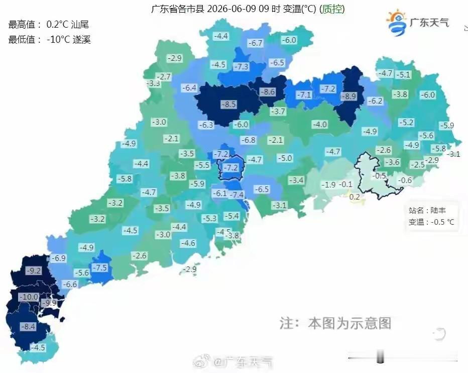 广东这天气，我是真服了！
 
昨天还哭唧唧下暴雨，跟谁受了多大委屈似的，今天倒好