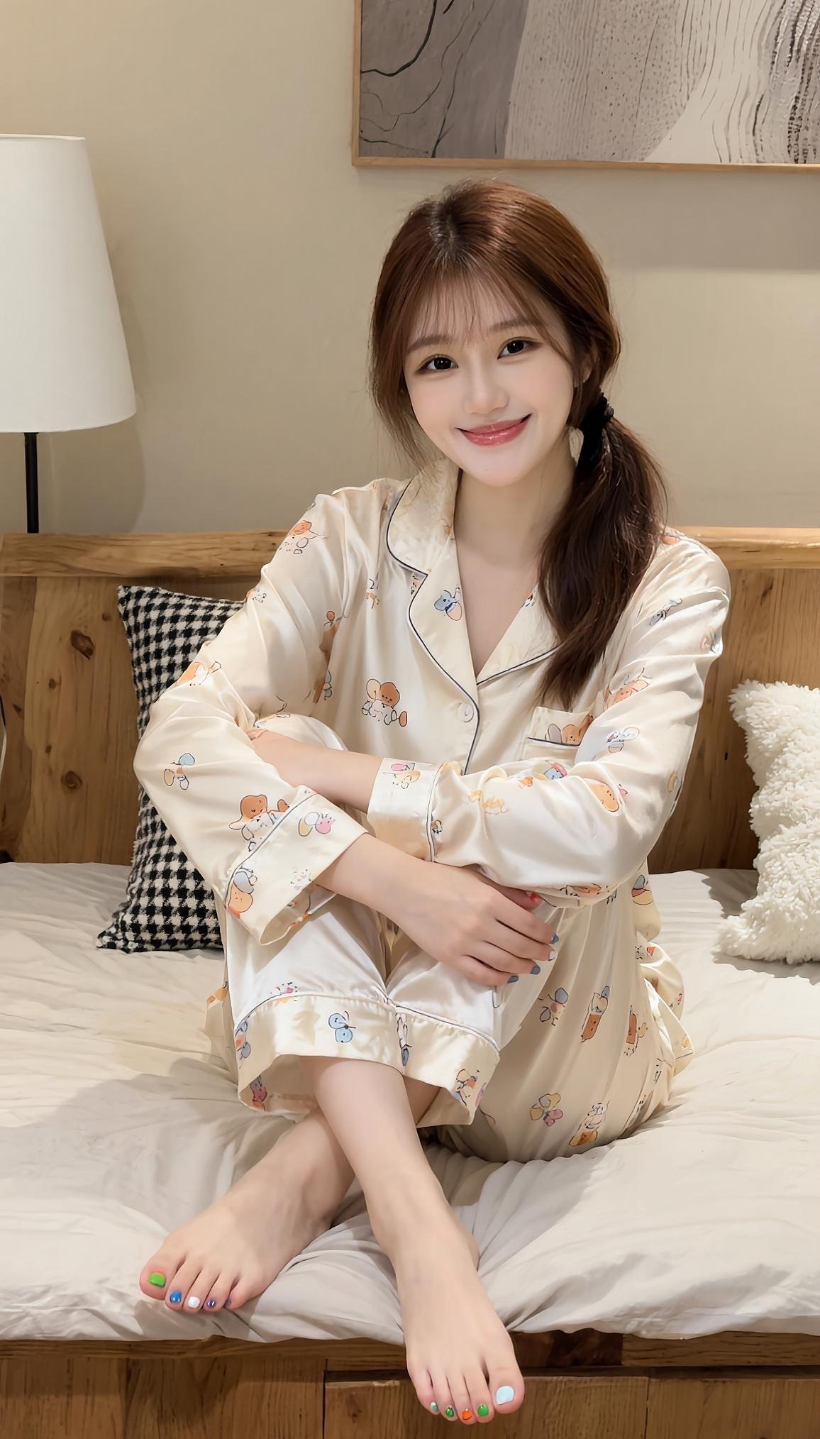 AI原木风治愈居家写真