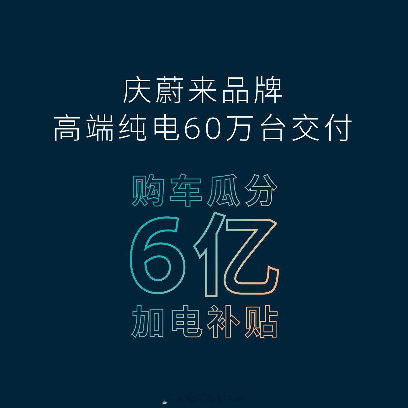 作为新能源先锋者的蔚小理之一的蔚来，今年总交付量也突破了60W可以说，60W为换