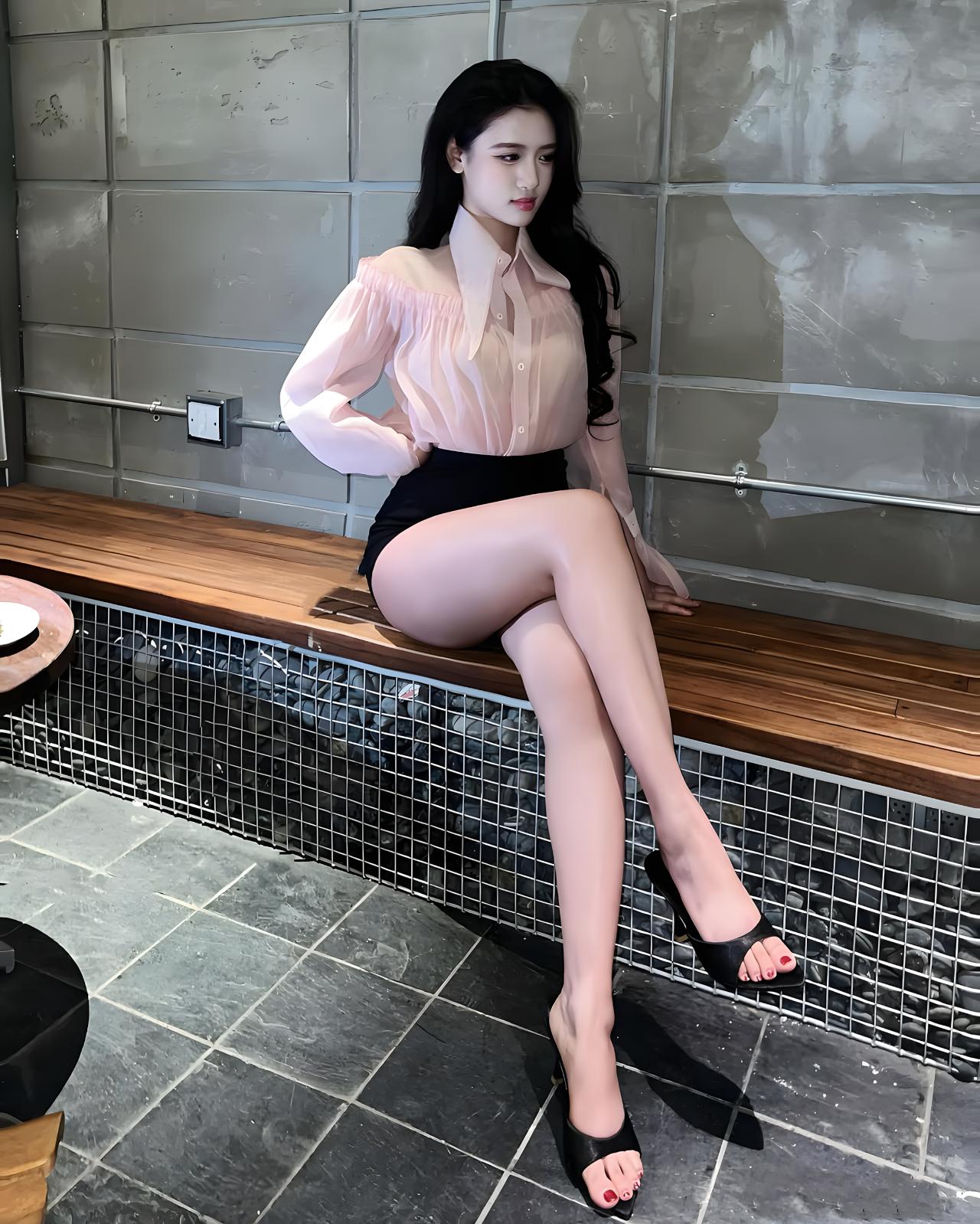 《晨光里的奔跑者》
清晨的薄雾尚未散尽，朝阳已为蜿蜒的山路镀上一层金边。照片中央