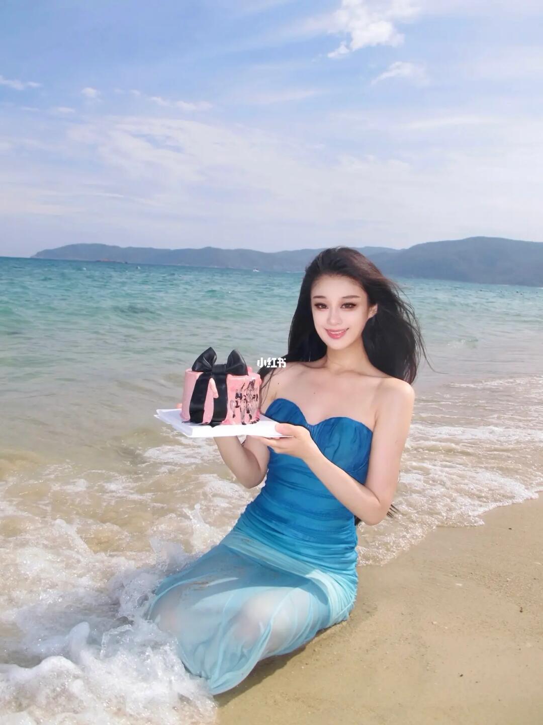 连海浪都在配合我..“🎂”