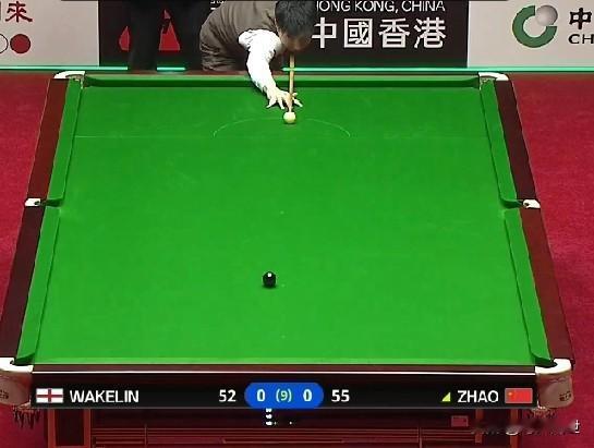 你来我往的离奇失误！赵公子幸运领先。
2026斯诺克世界大奖赛，赵心童vs韦克林