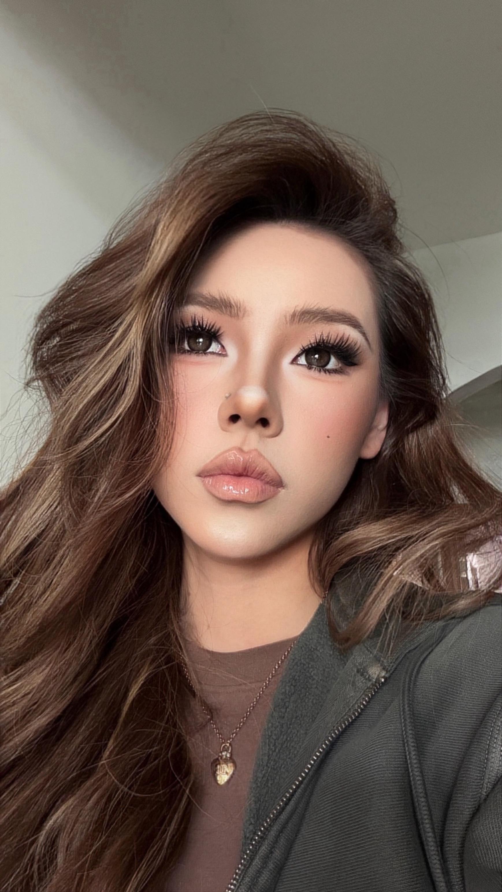 亚裔妆容 美式甜心 轻欧美