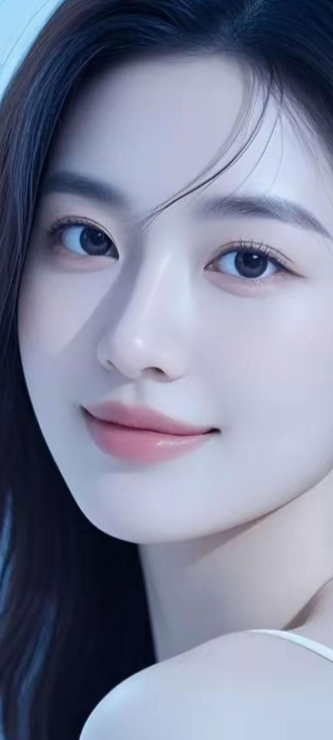 温柔甜美的少女，笑靥如花，宛如春日暖阳。🌸💖