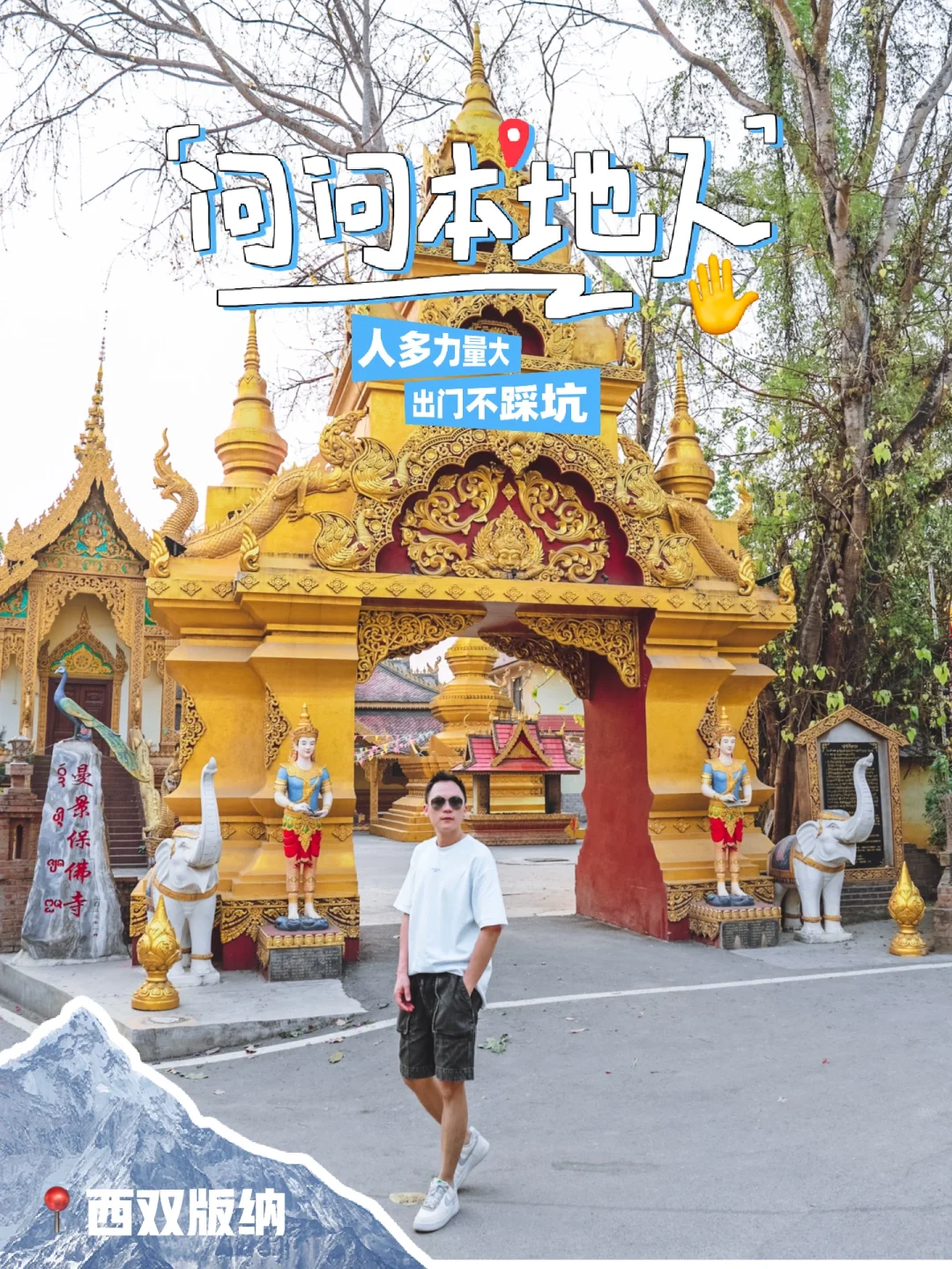 西双版纳里的“小清迈”🔥人少的曼景保古寨