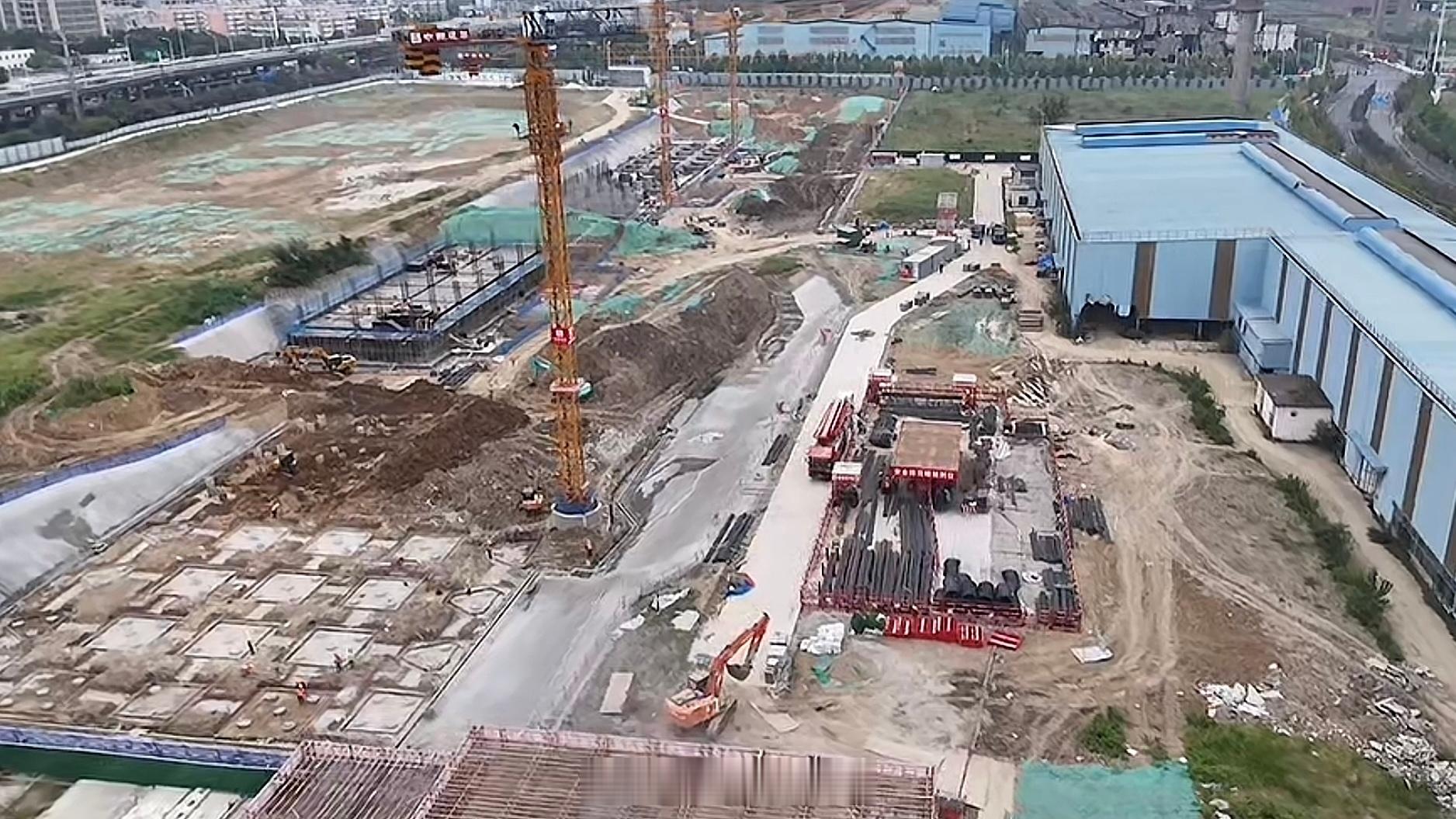 氢能源目前动工的几栋楼，正常春节前基本可以封顶，剩下的都得到明年了~ ​​​