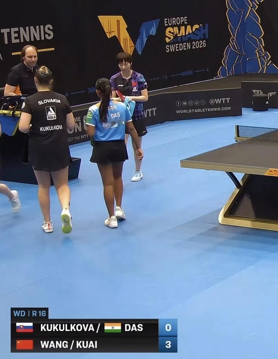 🏓WTT瑞典大满贯女双16进8
王曼昱/蒯曼3‑0零封库库洛娃/达斯，干净利落