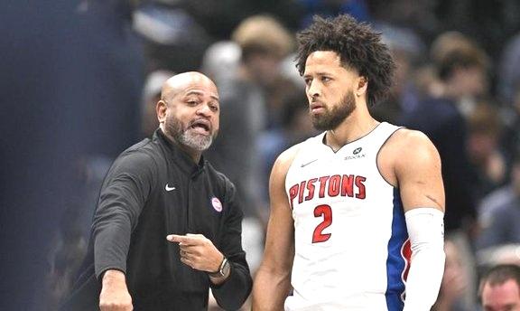 活塞主教练比克斯塔夫称：本赛季就此结束，坎宁安百分百是MVP!

今天凌晨，活塞