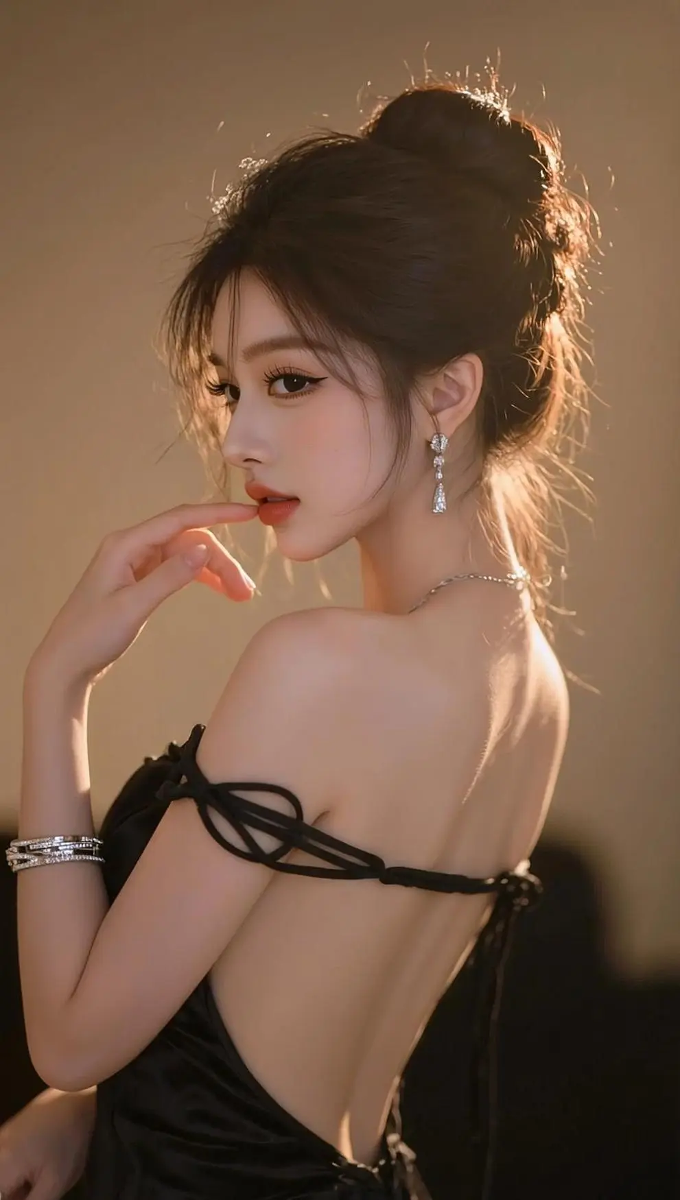 随变ai随便玩 AI露背光影写真 ai创作 玩法合伙人计划 我在拍特效