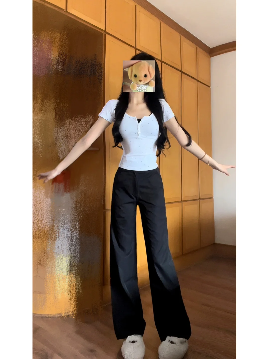 开学穿搭之笨蛋公式💕上短下长