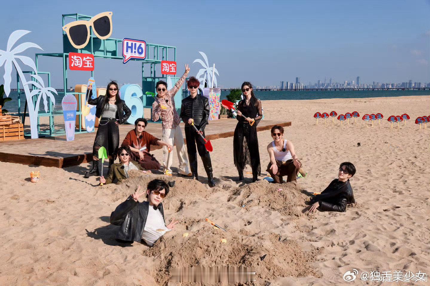 你好星期六全员团建马上见花絮比正片精彩系列！好6团全员cha手势舞，欢乐不停超有