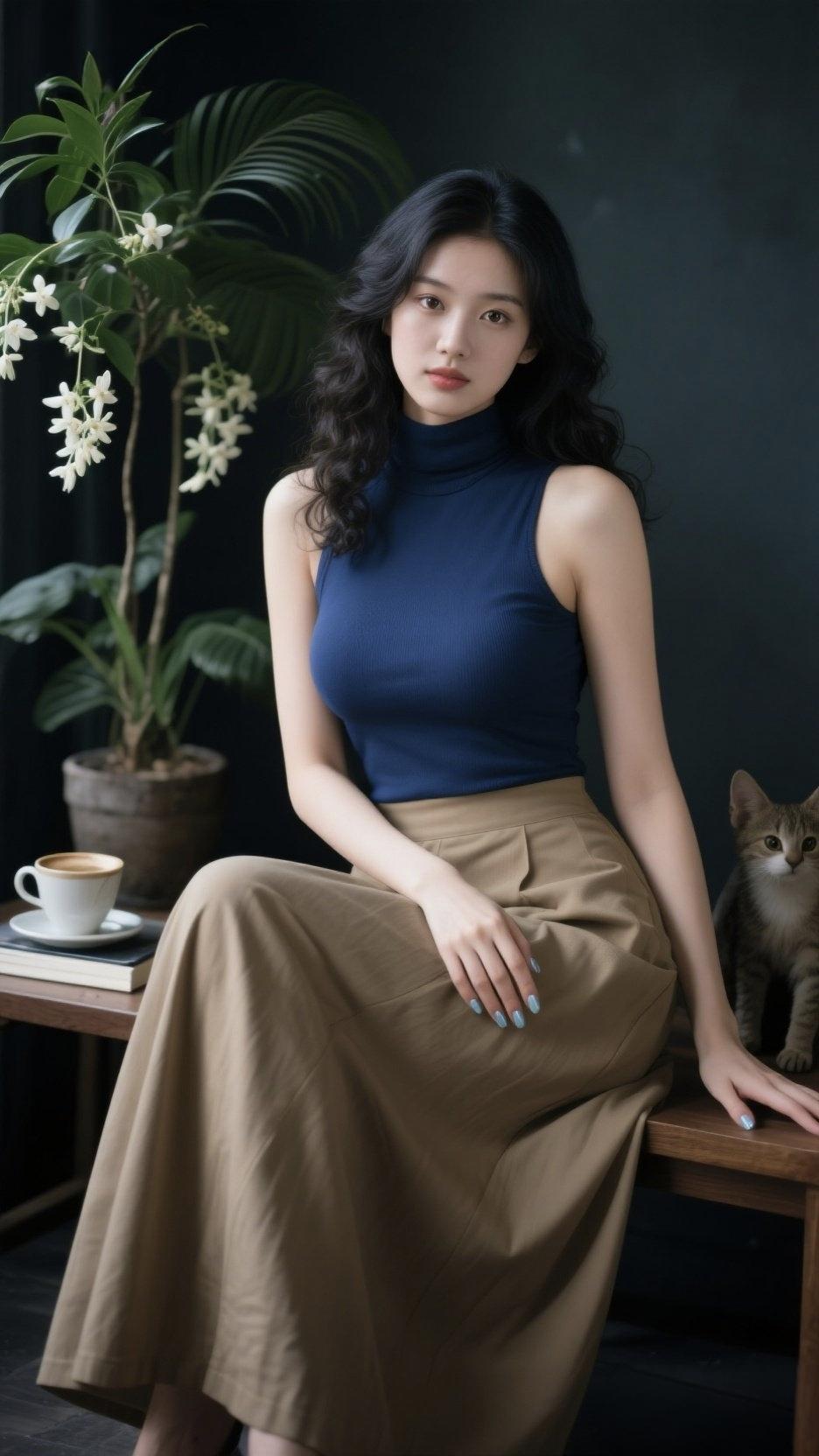 御姐微胖女生怎么穿才能显瘦?