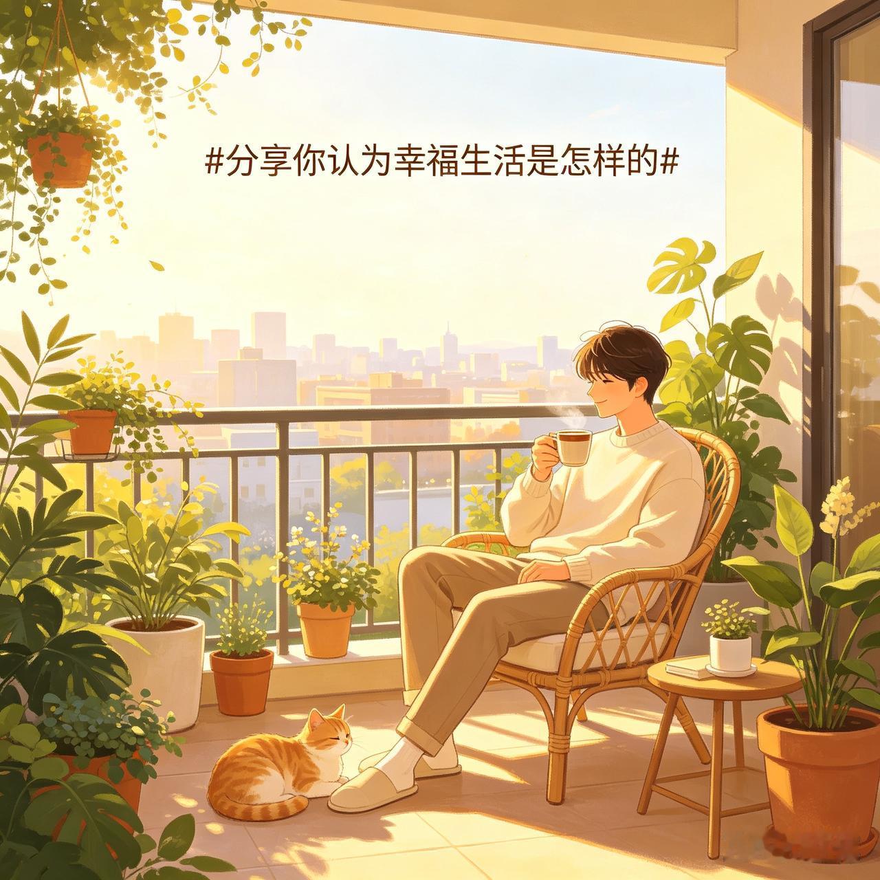 ：分享你认为幸福生活是怎样的
慢慢才明白，幸福从来不是大富大贵，也不是万众瞩目，
