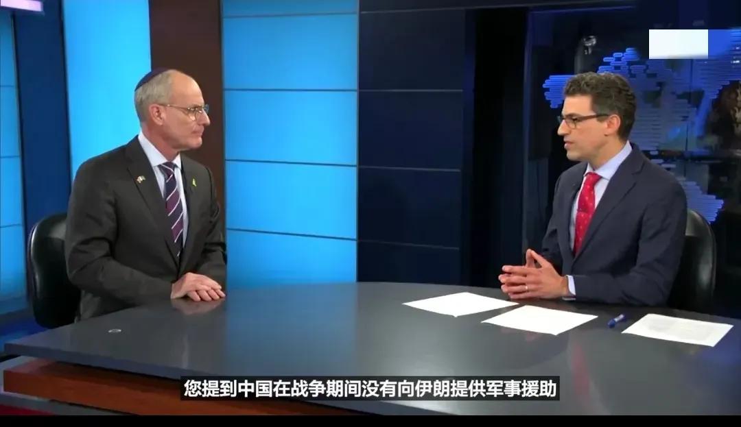 美国媒体今天（7月26日）报道：“以色列驻美国大使耶希尔·莱特在接受专访时说，一