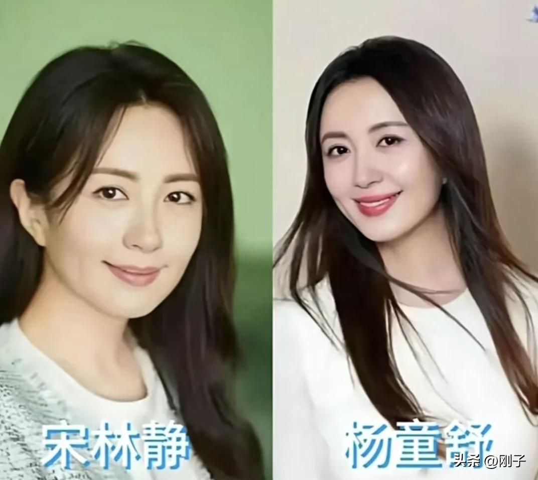 娱乐圈真的藏着好多“双胞胎”女星。
翻看这些撞脸对比，有的眉眼温柔如出一辙，有的