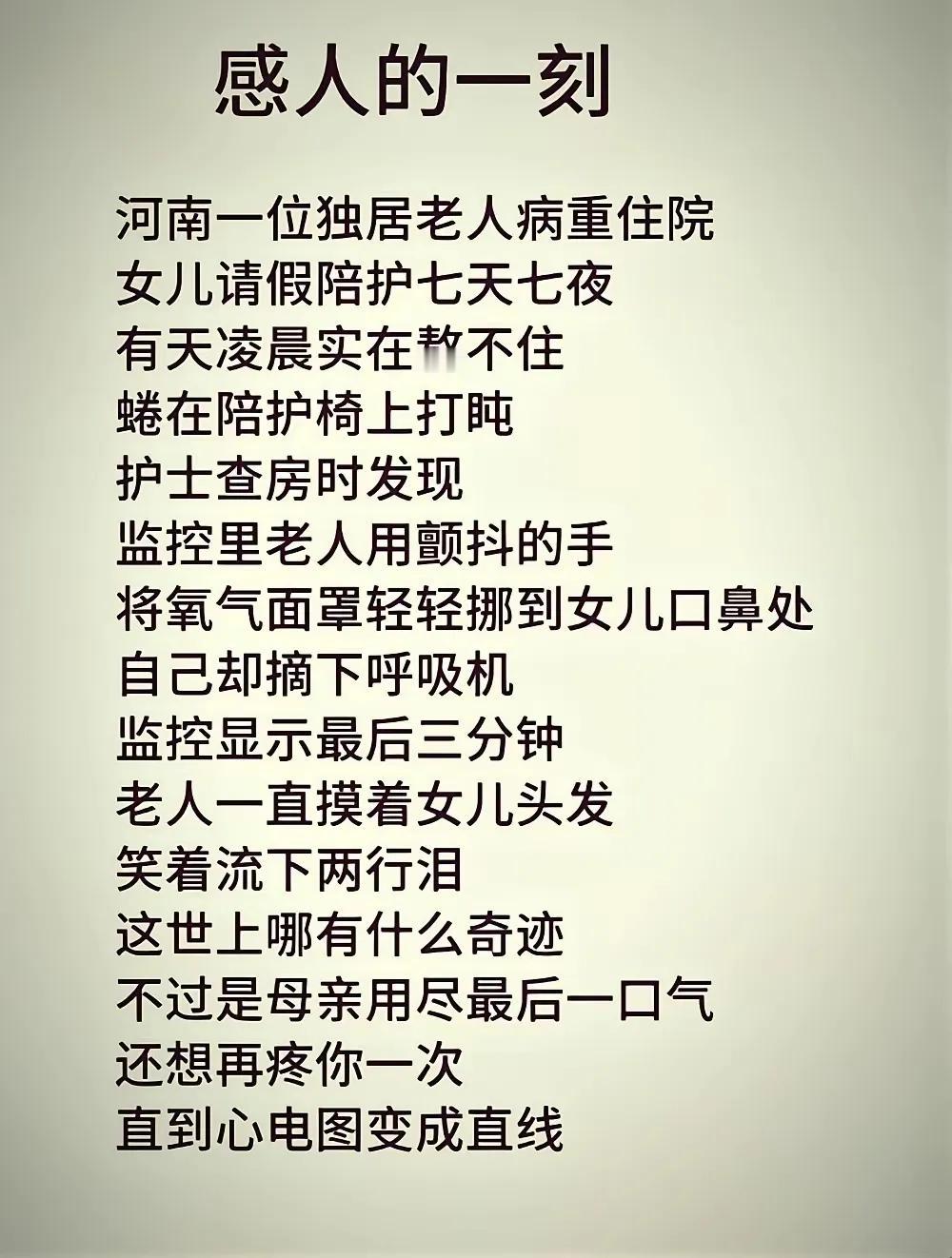 善良的老人
泪目了[叹气]