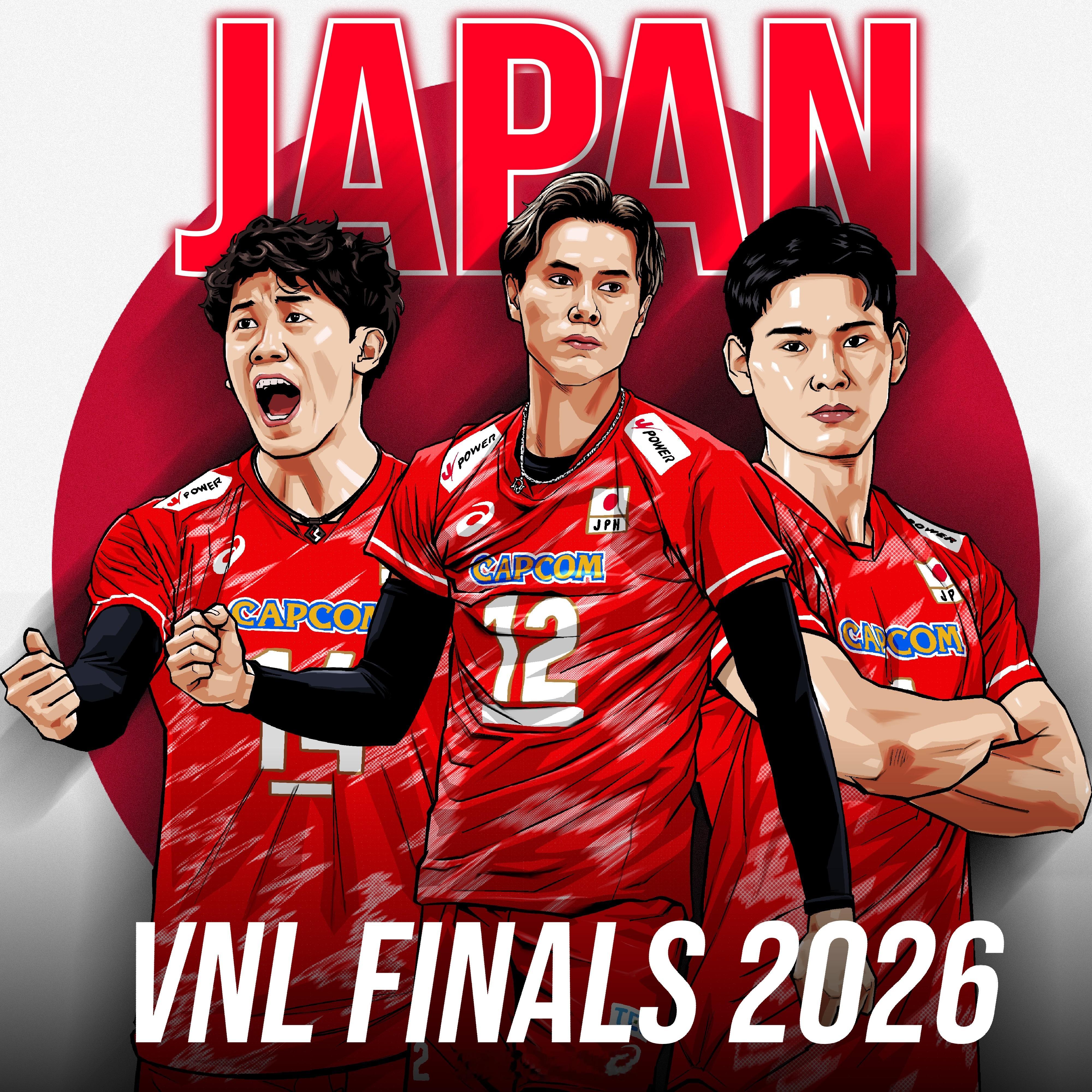 世界排球联赛：“VNL2026 🎨🏐：众矢之的。🇯🇵分站赛阶段保持不败，